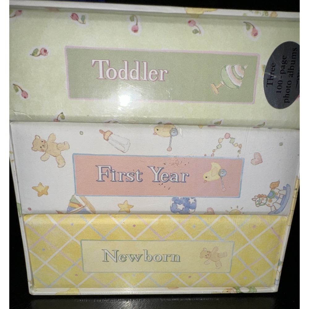 BABY FIRST YEARS PHOTO ALBUM NEW 3‎ ALBUMS